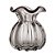 VASO DE VIDRO ITALY CINZA 10CM X 11CM - WOLFF - Imagem 3