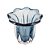 VASO DE VIDRO ITALY AZUL 14,5CM X 13CM - WOLFF - Imagem 1