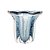 VASO DE VIDRO ITALY AZUL 14,5CM X 13CM - WOLFF - Imagem 3