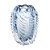 VASO DE VIDRO ITALY AZUL 11CM X 11CM X 15CM - WOLFF - Imagem 1