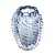VASO DE VIDRO ITALY AZUL 11CM X 11CM X 15CM - WOLFF - Imagem 2