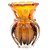 VASO DE VIDRO ITALY ÂMBAR E MARROM 9,5CM X 14CM - WOLFF - Imagem 2