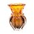 VASO DE VIDRO ITALY ÂMBAR E MARROM 7,5CM X 12CM - WOLFF - Imagem 2