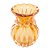 VASO DE VIDRO ITALY ÂMBAR 9,5CM X 14CM - WOLFF - Imagem 1