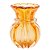 VASO DE VIDRO ITALY ÂMBAR 7,5CM X 12CM - WOLFF - Imagem 2
