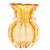 VASO DE VIDRO ITALY ÂMBAR 7,5CM X 12CM - WOLFF - Imagem 3