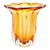 VASO DE VIDRO ITALY ÂMBAR 18CM X 18,5CM - WOLFF - Imagem 2