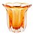 VASO DE VIDRO ITALY ÂMBAR 14,5CM X 13CM - WOLFF - Imagem 2