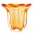 VASO DE VIDRO ITALY ÂMBAR 12CM X 11CM - WOLFF - Imagem 3