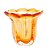 VASO DE VIDRO ITALY ÂMBAR 12CM X 11CM - WOLFF - Imagem 2