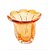 VASO DE VIDRO ITALY ÂMBAR 12CM X 11CM - WOLFF - Imagem 1