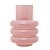 VASO DE VIDRO GOMOS ROSA 18CM X 18CM X 23CM - WOLFF - Imagem 3