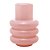 VASO DE VIDRO GOMOS ROSA 18CM X 18CM X 23CM - WOLFF - Imagem 2