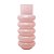 VASO DE VIDRO GOMOS ROSA 15CM X 15CM X 35CM - WOLFF - Imagem 2