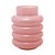 VASO DE VIDRO GOMOS ROSA 15CM X 15CM X 20CM - WOLFF - Imagem 3