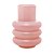 VASO DE VIDRO GOMOS ROSA 10CM X 10CM X 14CM - WOLFF - Imagem 2