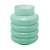 VASO DE VIDRO GOMOS MENTA 15CM X 15CM X 20CM - WOLFF - Imagem 2