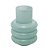 VASO DE VIDRO GOMOS MENTA 10CM X 10CM X 14CM - WOLFF - Imagem 1