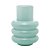 VASO DE VIDRO GOMOS MENTA 10CM X 10CM X 14CM - WOLFF - Imagem 2