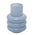 VASO DE VIDRO GOMOS AZUL 18CM X 18CM X 23CM - WOLFF - Imagem 1