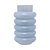 VASO DE VIDRO GOMOS AZUL 15CM X 15CM X 25CM - WOLFF - Imagem 3