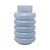 VASO DE VIDRO GOMOS AZUL 15CM X 15CM X 25CM - WOLFF - Imagem 2