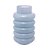 VASO DE VIDRO GOMOS AZUL 15CM X 15CM X 25CM - WOLFF - Imagem 1