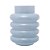 VASO DE VIDRO GOMOS AZUL 15CM X 15CM X 20CM - WOLFF - Imagem 1