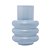 VASO DE VIDRO GOMOS AZUL 10CM X 10CM X 14CM - WOLFF - Imagem 3