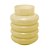 VASO DE VIDRO GOMOS AMARELO 15CM X 15CM X 20CM - WOLFF - Imagem 2