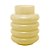 VASO DE VIDRO GOMOS AMARELO 15CM X 15CM X 20CM - WOLFF - Imagem 3