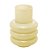VASO DE VIDRO GOMOS AMARELO 10CM X 10CM X 14CM - WOLFF - Imagem 1