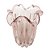 VASO DE VIDRO FLAT ITALY ROSA CLARO 18CM X 21CM - WOLFF - Imagem 1
