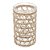 VASO DE VIDRO E FIBRA NATURAL 8,5CM X 15,5CM - WOLFF - Imagem 1