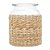 VASO DE VIDRO E FIBRA NATURAL 10CM X 14CM - WOLFF - Imagem 3