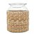 VASO DE VIDRO E FIBRA NATURAL 10CM X 14CM - WOLFF - Imagem 2