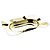 TRAVESSA DE AÇO INOX CHAMPANHE BONBON 33,5CM X 24CM X 6CM - WOLFF - Imagem 1
