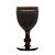 TAÇA DE ÁGUA DE VIDRO BICO DE JACA PRETA 300ML - WOLFF - Imagem 3