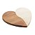 TÁBUA PARA SERVIR DE MADEIRA TECA E PINUS CORAÇÃO 25CM X 22CM X 2CM - WOLFF CRAFT - Imagem 1