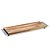 TÁBUA PARA SERVIR DE MADEIRA COM ALÇA GRAFITE TECA 46CM X 13CM X 4CM - WOLFF CRAFT - Imagem 2