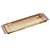 TÁBUA PARA SERVIR DE MADEIRA COM ALÇA DE COBRE TECA 46CM X 13CM X 4CM - WOLFF CRAFT - Imagem 1