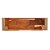 TÁBUA PARA SERVIR DE MADEIRA COM AÇO INOX TECA CHAMPANHE 46CM X 13CM X 3,5CM - WOLFF CRAFT - Imagem 3