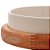 TÁBUA DE MADEIRA COM PRATO LIPTUS 28CM X 17CM X 3CM - WOODART - Imagem 2