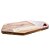 TÁBUA DE MADEIRA COM FRISO TECA VERMONT TERRACOTA 39CM X 20CM X 2CM - WOLFF CRAFT - Imagem 2