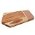TÁBUA DE MADEIRA COM FRISO TECA VERMONT TERRACOTA 28CM X 18CM X 2CM - WOLFF CRAFT - Imagem 1