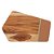 TÁBUA DE MADEIRA COM FRISO TECA VERMONT TERRACOTA 28CM X 18CM X 2CM - WOLFF CRAFT - Imagem 3