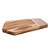 TÁBUA DE MADEIRA COM FRISO TECA VERMONT TERRACOTA 28CM X 18CM X 2CM - WOLFF CRAFT - Imagem 2
