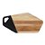 TÁBUA DE MADEIRA COM FRISO TECA VERMONT BLACK 39CM X 20CM X 2CM - WOLFF CRAFT - Imagem 3