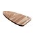 TÁBUA DE MADEIRA COM FRISO TECA DOURADO 43CM X 21CM X 2CM - WOLFF CRAFT - Imagem 1