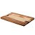 TÁBUA DE CORTE REATANGULAR DE MADEIRA TECA BARBECUE 45CM X 30CM X 2CM - WOLFF CRAFT - Imagem 2